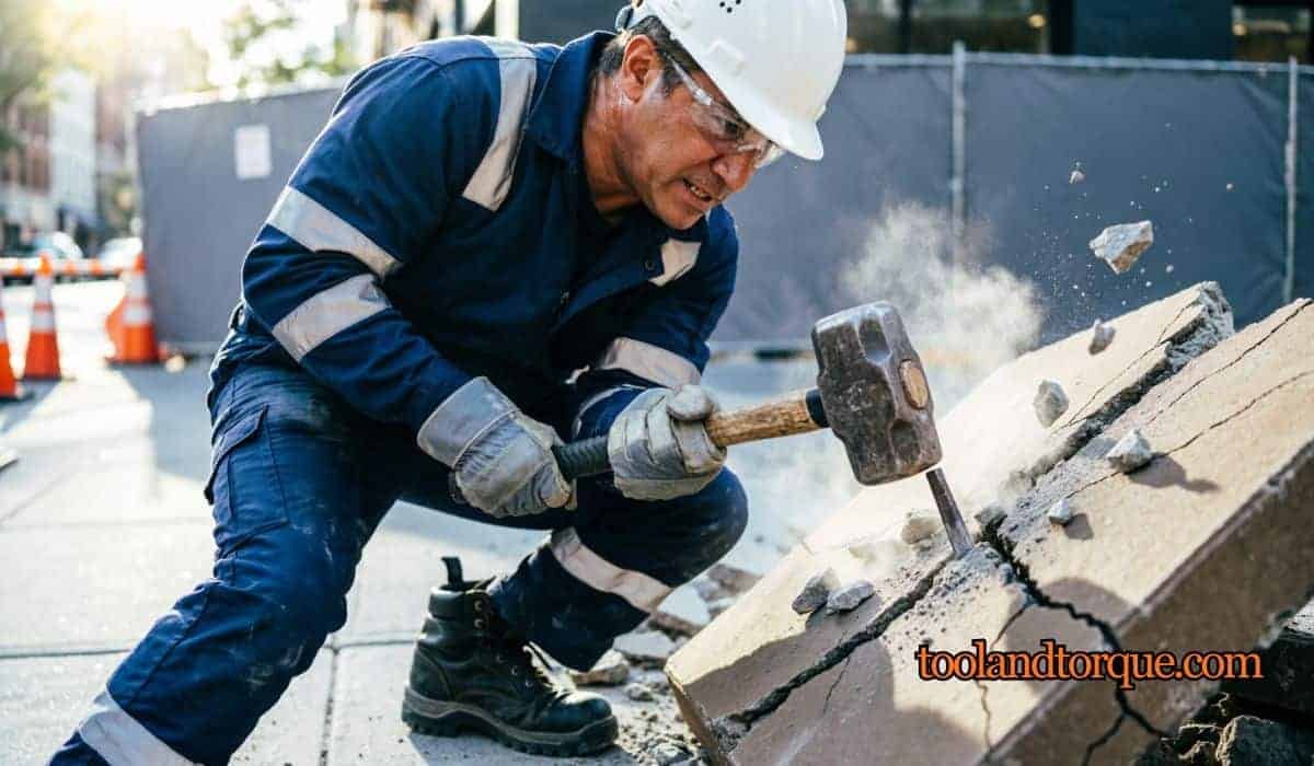 How to Break Concrete With Hand Tools