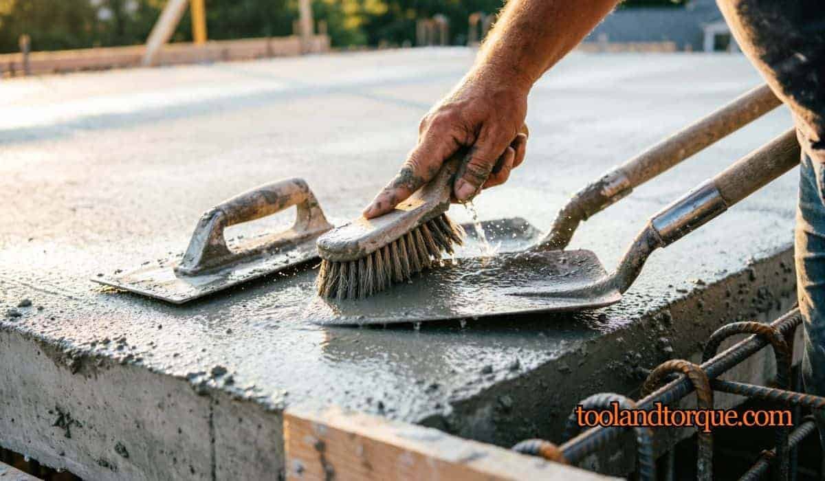How to Clean Concrete Tools