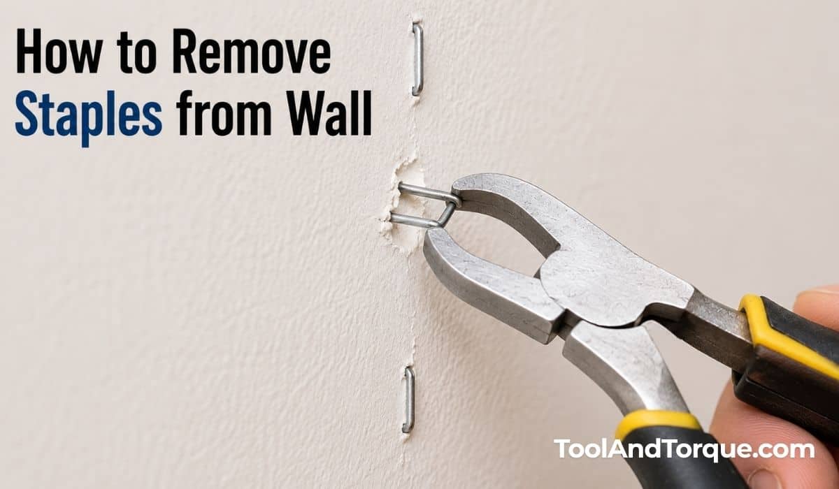 How to Remove Staples from Wall