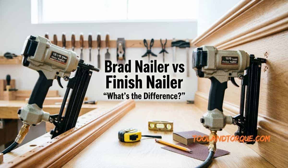 What’s the Difference Between a Brad Nailer and Finish Nailer?